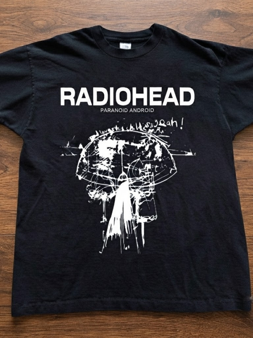 Gildan White Crewneck T-Shirt Mockup